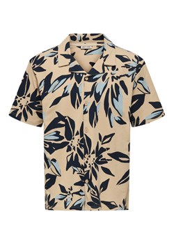 Only & Sons Koszula Piero 22034082 Beżowy Relaxed Fit ze sklepu MODIVO w kategorii Koszule męskie - zdjęcie 181152081