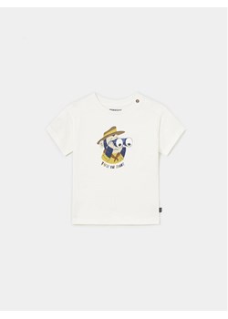 Mayoral T-Shirt 1018 Écru Regular Fit ze sklepu MODIVO w kategorii Koszulki niemowlęce - zdjęcie 181152114