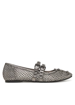 Guess Baleriny FLJKNN FAB02 Srebrny ze sklepu MODIVO w kategorii Balerinki - zdjęcie 181152212