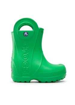 Crocs Kalosze Handle It Rain Boot Kids 12803 Zielony ze sklepu MODIVO w kategorii Kalosze dziecięce - zdjęcie 181152362