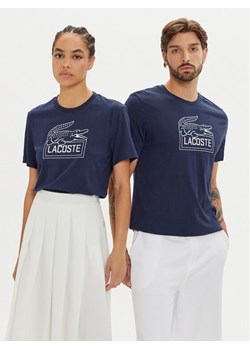 Lacoste T-Shirt TH9068 Granatowy Regular Fit - id: 0000303722234 - marki Lacoste - 181152420 Lacoste T-Shirt TH9068 Granatowy Regular Fit ze sklepu MODIVO w kategorii Bluzki damskie - zdjęcie 181152420