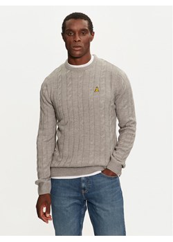 Brave Soul Sweter MK-162ALLIANCE Szary Regular Fit ze sklepu MODIVO w kategorii Swetry męskie - zdjęcie 181152451