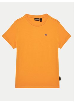 Napapijri T-Shirt Salis SS 2 NP0A4GEHA701 M Pomarańczowy Regular Fit ze sklepu MODIVO w kategorii T-shirty chłopięce - zdjęcie 181152641