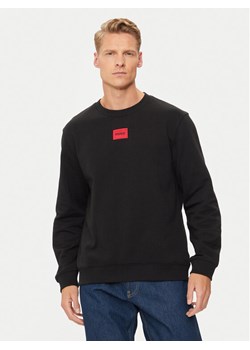 Hugo Bluza Diragol212 50447964 Czarny Regular Fit ze sklepu MODIVO w kategorii Bluzy męskie - zdjęcie 181152681