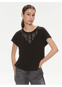 Liu Jo Bluzka Ecs T-Shirt St P M/C TA4194 JS360 Czarny Regular Fit ze sklepu MODIVO w kategorii Bluzki damskie - zdjęcie 181152762