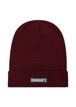 Diamante Wear Czapka 5546 Bordowy ze sklepu MODIVO w kategorii Czapki zimowe damskie - zdjęcie 181152793