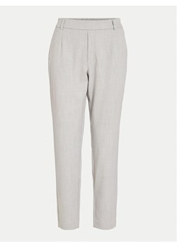 Vila Chinosy Varone 14087406 Szary Slim Fit ze sklepu MODIVO w kategorii Spodnie damskie - zdjęcie 181152822