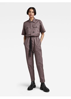 G-Star Raw Kombinezon D22536-D194-4751 Brązowy Regular Fit ze sklepu MODIVO w kategorii Kombinezony damskie - zdjęcie 181152940