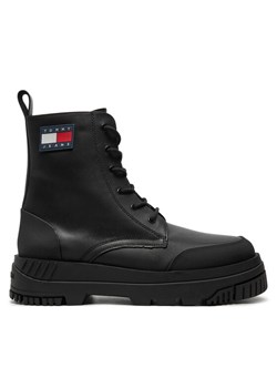 Tommy Jeans Trzewiki EM0EM01511 Czarny ze sklepu MODIVO w kategorii Buty zimowe męskie - zdjęcie 181153102