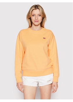 Levi's® Bluza Standard Fleece 24688-0053 Pomarańczowy Regular Fit ze sklepu MODIVO w kategorii Bluzy damskie - zdjęcie 181153172