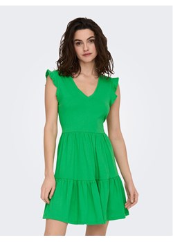 ONLY Sukienka letnia May 15226992 Zielony Regular Fit ze sklepu MODIVO w kategorii Sukienki - zdjęcie 181153293