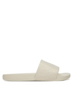 Calvin Klein Klapki Pool Slide - Jacq HW0HW02420 Écru ze sklepu MODIVO w kategorii Klapki damskie - zdjęcie 181153331