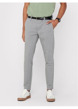 Only & Sons Chinosy Mark 22013727 Szary Slim Fit ze sklepu MODIVO w kategorii Spodnie męskie - zdjęcie 181153370