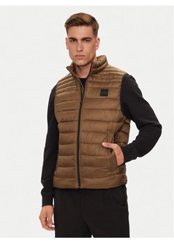 Boss Kamizelka Odeno1 50505255 Beżowy Slim Fit ze sklepu MODIVO w kategorii Kamizelki męskie - zdjęcie 181153413