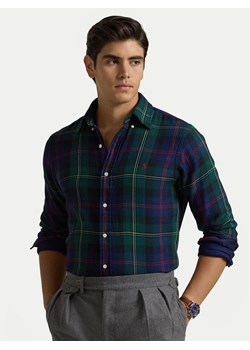 Polo Ralph Lauren Koszula 710953351001 Zielony Custom Fit ze sklepu MODIVO w kategorii Koszule męskie - zdjęcie 181153473