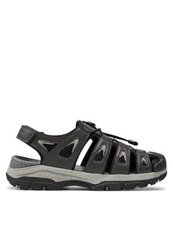 Skechers Sandały Tresmen-Outseen 204111/GRY Szary ze sklepu MODIVO w kategorii Sandały męskie - zdjęcie 181153524