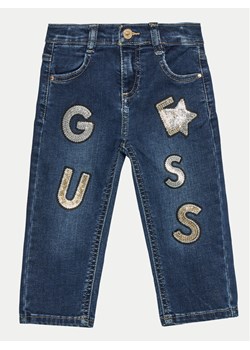 Guess Jeansy K4BA04 D4CA0 Granatowy Regular Fit ze sklepu MODIVO w kategorii Spodnie i półśpiochy - zdjęcie 181153684