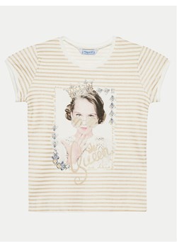 Mayoral T-Shirt 3010 Złoty Regular Fit - id: 0000201239254 - marki Mayoral - 181153713 Mayoral T-Shirt 3010 Złoty Regular Fit ze sklepu MODIVO w kategorii Bluzki dziewczęce - zdjęcie 181153713