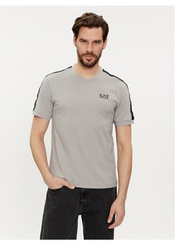 EA7 Emporio Armani T-Shirt 3DPT35 PJ02Z 0923 Szary Regular Fit ze sklepu MODIVO w kategorii T-shirty męskie - zdjęcie 181153730
