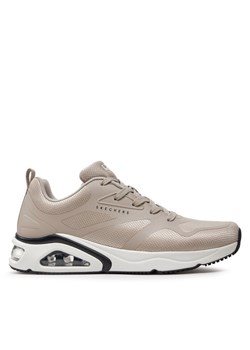 Skechers Sneakersy Tres-Air Uno-Revolution-Airy 183070/NAT Beżowy ze sklepu MODIVO w kategorii Buty sportowe męskie - zdjęcie 181153732