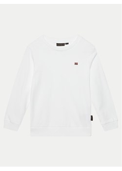 Napapijri Bluza Balis C 1 NP0A4G4L0021 D Biały Regular Fit ze sklepu MODIVO w kategorii Bluzy chłopięce - zdjęcie 181153822