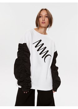 MMC Studio Bluza 3 Biały Relaxed Fit ze sklepu MODIVO w kategorii Bluzy damskie - zdjęcie 181153824