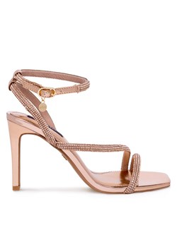 Nine West Sandały WFA2675-1 Złoty ze sklepu MODIVO w kategorii Sandały damskie - zdjęcie 181153881