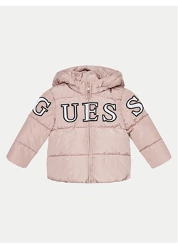 Guess Kurtka puchowa K4BL10 WB240 Różowy Regular Fit ze sklepu MODIVO w kategorii Kurtki dziewczęce - zdjęcie 181153893
