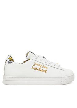 Versace Jeans Couture Sneakersy 78VA3SKL Biały ze sklepu MODIVO w kategorii Buty sportowe damskie - zdjęcie 181153924