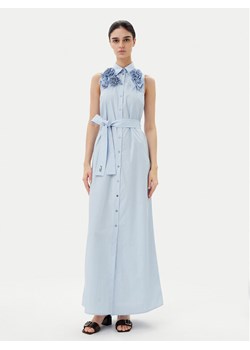 KARL LAGERFELD Sukienka letnia A2W13004 Błękitny Regular Fit ze sklepu MODIVO w kategorii Sukienki - zdjęcie 181153954