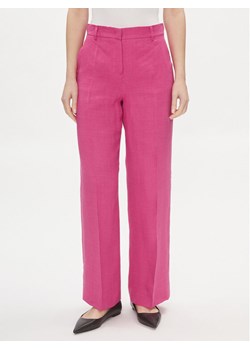 Weekend Max Mara Spodnie materiałowe Malizia 2415131022 Różowy Straight Leg ze sklepu MODIVO w kategorii Spodnie damskie - zdjęcie 181153993
