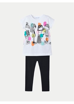 Mayoral Komplet t-shirt i legginsy 3713 Czarny Regular Fit ze sklepu MODIVO w kategorii Komplety dziewczęce - zdjęcie 181154204