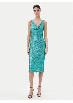 Rinascimento Sukienka koktajlowa CFC0123778003 Zielony Regular Fit ze sklepu MODIVO w kategorii Sukienki - zdjęcie 181154211