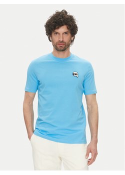 KARL LAGERFELD T-Shirt 755710 552224 Niebieski Regular Fit ze sklepu MODIVO w kategorii T-shirty męskie - zdjęcie 181154242