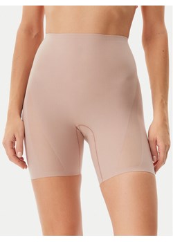 Calvin Klein Underwear Bielizna modelująca dolna Stay Put Mesh LV00QF8168 Beżowy ze sklepu MODIVO w kategorii Bielizna wyszczuplająca - zdjęcie 181154323