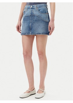Levi's® Spódnica jeansowa Western 501® 001VJ-0001 Niebieski Regular Fit ze sklepu MODIVO w kategorii Spódnice - zdjęcie 181154341