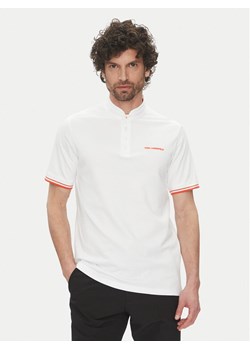 KARL LAGERFELD Polo 745022 552232 Biały Regular Fit ze sklepu MODIVO w kategorii T-shirty męskie - zdjęcie 181154483
