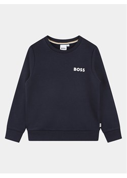 Boss Bluza J25Q12 S Granatowy Regular Fit - id: 0000303039981 - marki BOSS HUGO BOSS - 181154492 Boss Bluza J25Q12 S Granatowy Regular Fit ze sklepu MODIVO w kategorii Bluzy chłopięce - zdjęcie 181154492