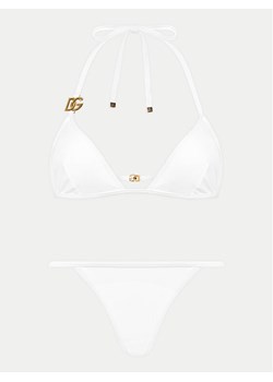 Dolce&Gabbana Strój kąpielowy O8B76J ONO12 W0800 Biały ze sklepu MODIVO w kategorii Stroje kąpielowe - zdjęcie 181154532
