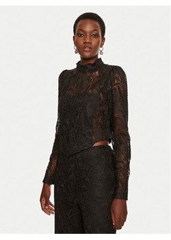 TWINSET Bluzka 242TP2464 Czarny Slim Fit ze sklepu MODIVO w kategorii Bluzki damskie - zdjęcie 181154601