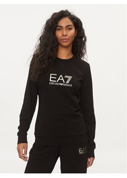 EA7 Emporio Armani Bluza 8NTM35 TJTXZ 0200 Czarny Regular Fit ze sklepu MODIVO w kategorii Bluzy damskie - zdjęcie 181154654