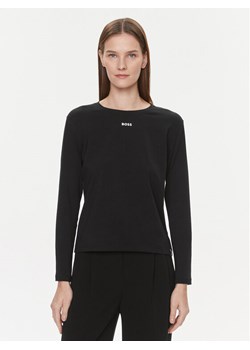Boss Bluzka 50510326 Czarny Regular Fit ze sklepu MODIVO w kategorii Bluzki damskie - zdjęcie 181154661