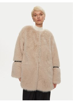 Karen by Simonsen Futro Pearly 10104998 Beżowy Oversize ze sklepu MODIVO w kategorii Futra damskie - zdjęcie 181154792