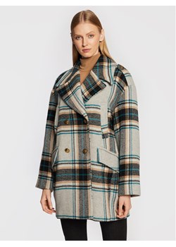 Pinko Płaszcz wełniany Cassandra 1G18CK 7638 Kolorowy Regular Fit ze sklepu MODIVO w kategorii Płaszcze damskie - zdjęcie 181154794