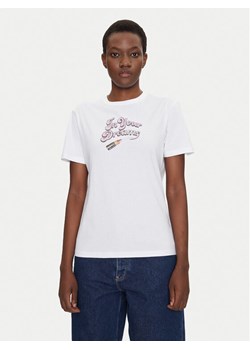 BOSS T-Shirt Damacia_5 50540237 Biały Regular Fit ze sklepu MODIVO w kategorii Bluzki damskie - zdjęcie 181154882