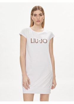 Liu Jo Sukienka codzienna VA4103 JS003 Biały Regular Fit ze sklepu MODIVO w kategorii Sukienki - zdjęcie 181155103