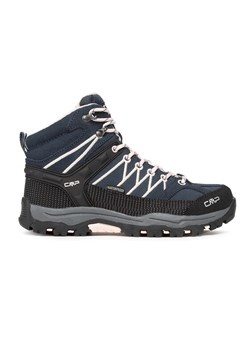 CMP Trekkingi Kids Rigel Mid Treking Shoe Wp 3Q12944J Granatowy ze sklepu MODIVO w kategorii Buty trekkingowe damskie - zdjęcie 181155144