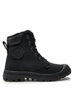Palladium Trapery Pampa Sport Cuff Wps 72992-010-M Czarny ze sklepu MODIVO w kategorii Workery damskie - zdjęcie 181155280