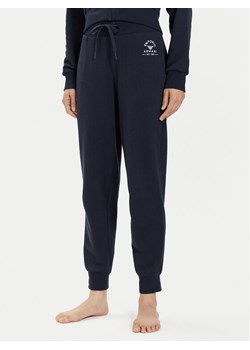Emporio Armani Underwear Spodnie dresowe 164842 4R276 00135 Granatowy Relaxed Fit ze sklepu MODIVO w kategorii Spodnie damskie - zdjęcie 181155332