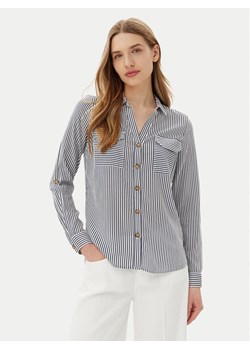 Vero Moda Koszula Bumpy 10275283 Granatowy Regular Fit ze sklepu MODIVO w kategorii Koszule damskie - zdjęcie 181155340